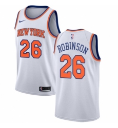 Women's Nike New York Knicks #26 Mitchell Robinson Authentic White NBA Jersey - Association Edition