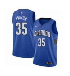 Women's Orlando Magic #35 Melvin Frazier Swingman Blue Finished Basketball Jersey - Statement Edition