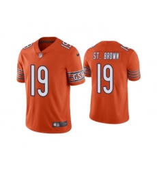 Men's Chicago Bears #19 Equanimeous St. Brown Orange Vapor untouchable Limited Stitched Jersey