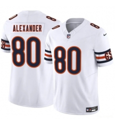 Men's Chicago Bears #80 Maurice Alexander White 2025 F.U.S.E. Vapor Football Stitched Jersey