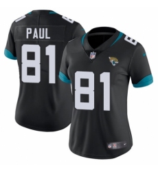 Women's Nike Jacksonville Jaguars #81 Niles Paul Teal Green Team Color Vapor Untouchable Limited Player NFL Jersey