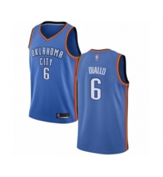 Youth Oklahoma City Thunder #6 Hamidou Diallo Swingman Turquoise Basketball Jersey - City Edition