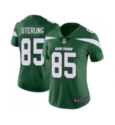 Women's New York Jets #85 Neal Sterling Green Team Color Vapor Untouchable Limited Player Football Jersey