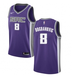 Youth Nike Sacramento Kings #8 Bogdan Bogdanovic Swingman Purple NBA Jersey - Icon Edition