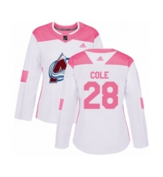 Women's Adidas Colorado Avalanche #31 Philipp Grubauer Authentic White Away NHL Jersey