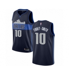 Men's Dallas Mavericks #10 Dorian Finney-Smith Authentic Navy Blue Basketball Jersey Statement Edition