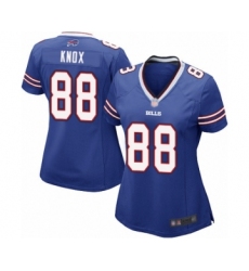 Women's Buffalo Bills #88 Dawson Knox Game Royal Blue Team Color Football Jersey