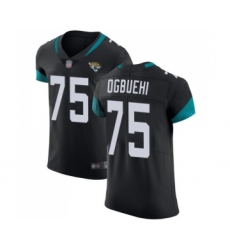 Men's Jacksonville Jaguars #75 Cedric Ogbuehi Black Team Color Vapor Untouchable Elite Player Football Jersey