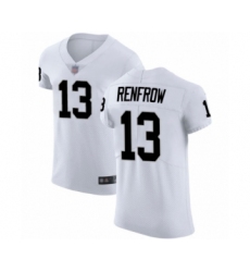 Men's Oakland Raiders #13 Hunter Renfrow White Vapor Untouchable Elite Player Football Jersey