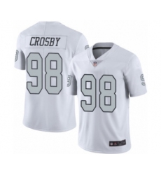 Youth Oakland Raiders #98 Maxx Crosby Limited White Rush Vapor Untouchable Football Jersey Youth Oakland Raiders #98 Maxx Crosby Limited White Rush Vapor Untouchable Football Jersey