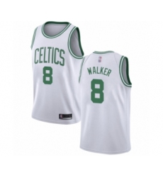 Youth Boston Celtics #8 Kemba Walker Swingman White Basketball Jersey - Association Edition