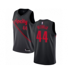 Youth Portland Trail Blazers #44 Mario Hezonja Swingman Black Basketball Jersey - 2018 19 City Edition