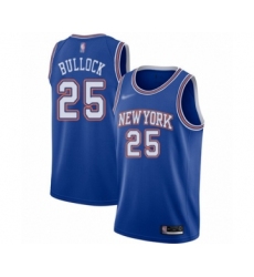 Youth New York Knicks #25 Reggie Bullock Swingman Blue Basketball Jersey - Statement Edition