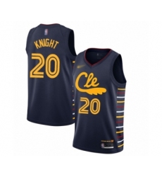 Men's Cleveland Cavaliers #20 Brandon Knight Swingman Navy Basketball Jersey - 2019 20 City Edition