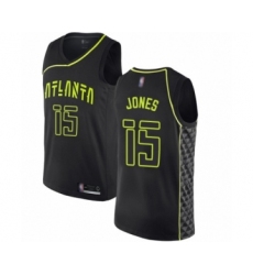 Youth Atlanta Hawks #15 Damian Jones Swingman Black Basketball Jersey - City Edition