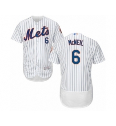 Men's New York Mets #6 Jeff McNeil White Home Flex Base Authentic Collection Baseball Jersey