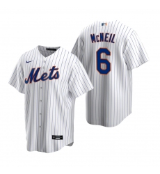 Men's Nike New York Mets #6 Jeff McNeil White 2020 Home Stitched Baseball Jersey