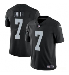 Men's Las Vegas Raiders #7 Geno Smith Black 2025 Vapor Football Stitched Jersey