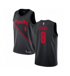 Women's Portland Trail Blazers #6 Jaylen Hoard Swingman Black Basketball Jersey - 2018 19 City Edition