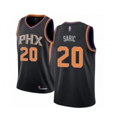 Women's Phoenix Suns #20 Dario Saric Swingman Black Basketball Jersey Statement Edition