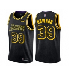 Men's Los Angeles Lakers #39 Dwight Howard Authentic Purple Basketball Jersey - City Edition