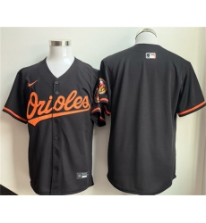 Men's Baltimore Orioles Blank Black 2025 Alternate Limited Stitched Baseball Jersey