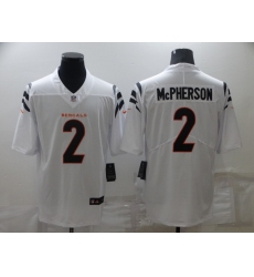 Men's Cincinnati Bengals #2 Evan McPherson White Limited Player Jersey
