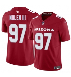 Men's Arizona Cardinals #97 Walter Nolen III Red 2025 Draft F.U.S.E. Vapor Untouchable Limited Football Stitched Jersey