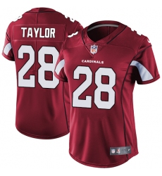 Women's Nike Arizona Cardinals #28 Jamar Taylor Red Team Color Vapor Untouchable Limited Player NFL Jersey