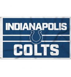 2Pcs NFL Football Bold 3' x 5' Banner Flag Single Sided - Indoor or Outdoor