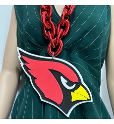 Arizona Cardinals Fan Chain, NFL fans, Team Logo Big necklace,  large  pendant, Medal gift clothing tag Accessories