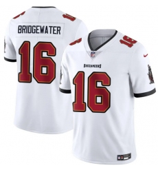 Men's Tampa Bay Buccaneers #16 Teddy Bridgewater White Vapor Limited Football Stitched Jersey