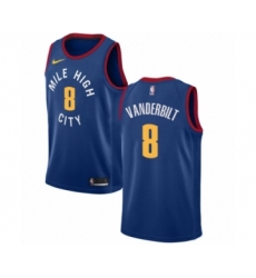 Youth Nike Denver Nuggets #8 Jarred Vanderbilt Swingman Blue Alternate NBA Jersey Statement Edition
