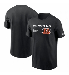 Men's Cincinnati Bengals Black Division Essential T Shirt