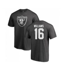 Football Oakland Raiders #16 Tyrell Williams Ash One Color T-Shirt