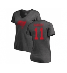 Football Women's Tampa Bay Buccaneers #11 Blaine Gabbert Ash One Color T-Shirt