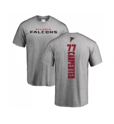 Football Atlanta Falcons #77 James Carpenter Ash Backer T-Shirt