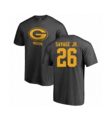 Football Green Bay Packers #26 Darnell Savage Jr. Ash One Color T-Shirt