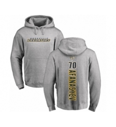 Hockey Nashville Predators #70 Egor Afanasyev Ash Backer Pullover Hoodie