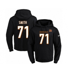 Football Men's Cincinnati Bengals #71 Andre Smith Black Name & Number Pullover Hoodie