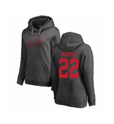 Football Women's Buffalo Bills #22 Marcus Murphy Ash One Color Pullover Hoodie