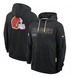 Men's Cleveland Browns Black 2025 Crucial Catch Dri-FIT Hoodie