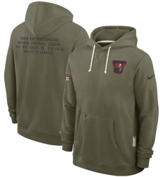 Men's Tampa Bay Buccaneers Olive 2025 Salute to Service Pullover Hoodie