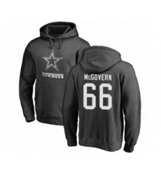 Football Dallas Cowboys #66 Connor McGovern Ash One Color Pullover Hoodie