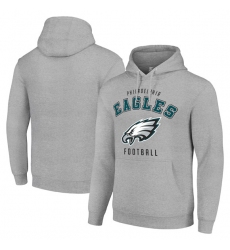Men's Philadelphia Eagles Gray Pullover Hoodie