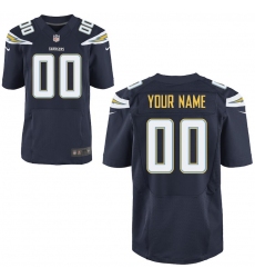 Men's Los Angeles Chargers Nike Navy Custom Elite Jersey