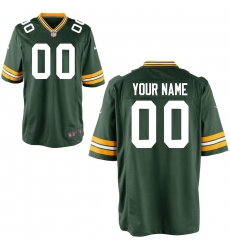 Men's Green Bay Packers Nike Green Custom Game Jersey
