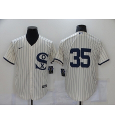 Men's Chicago White Sox #35 Frank Thomas Cream 2021 Field of Dreams Jersey