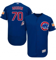 Men's Majestic Chicago Cubs #70 Joe Maddon Royal Blue Alternate Flex Base Authentic Collection MLB Jersey