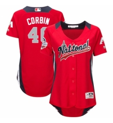 Women's Majestic Arizona Diamondbacks #46 Patrick Corbin Game Red National League 2018 MLB All-Star MLB Jersey